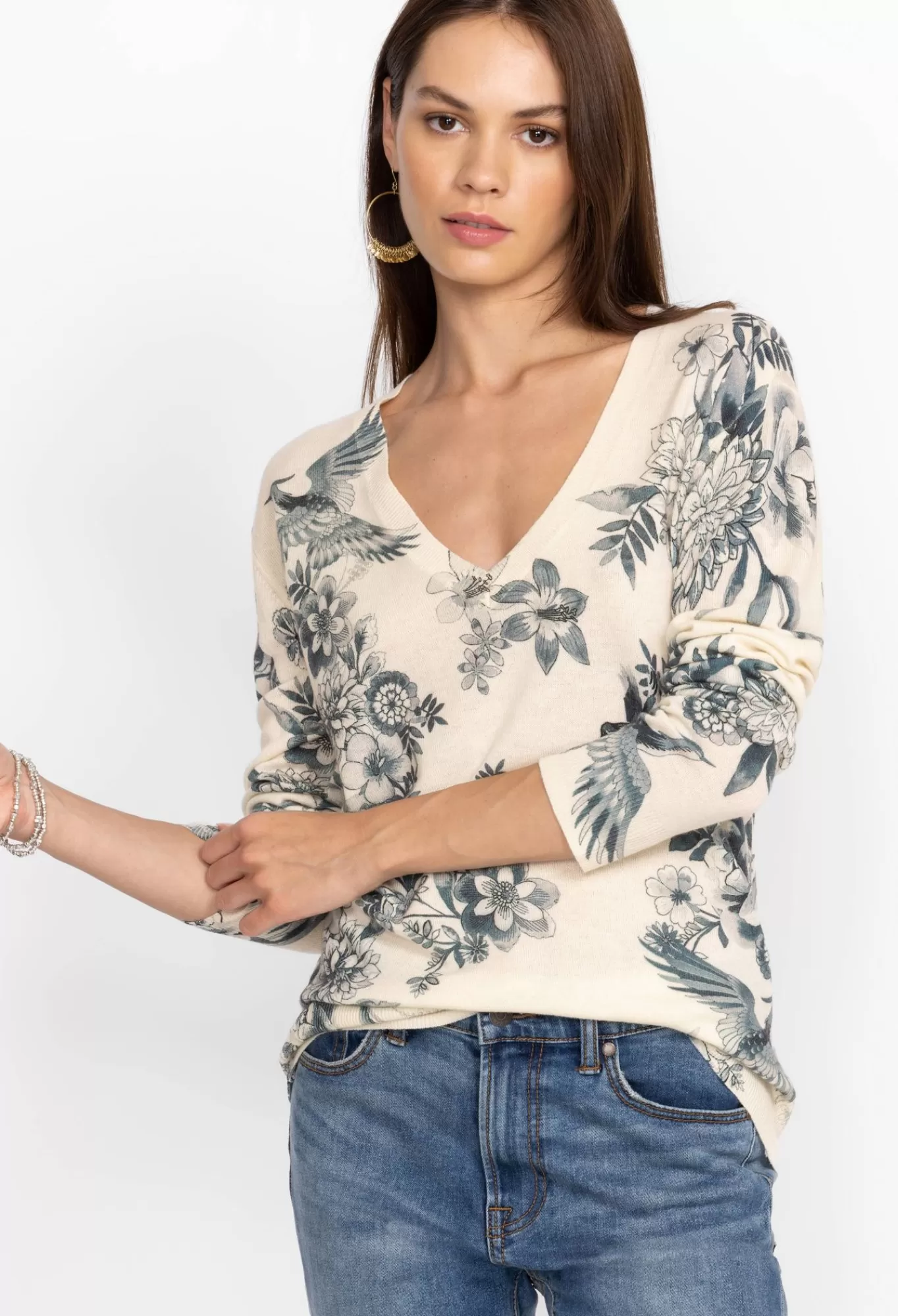 Online Anahi Printed Pullover Women Tops