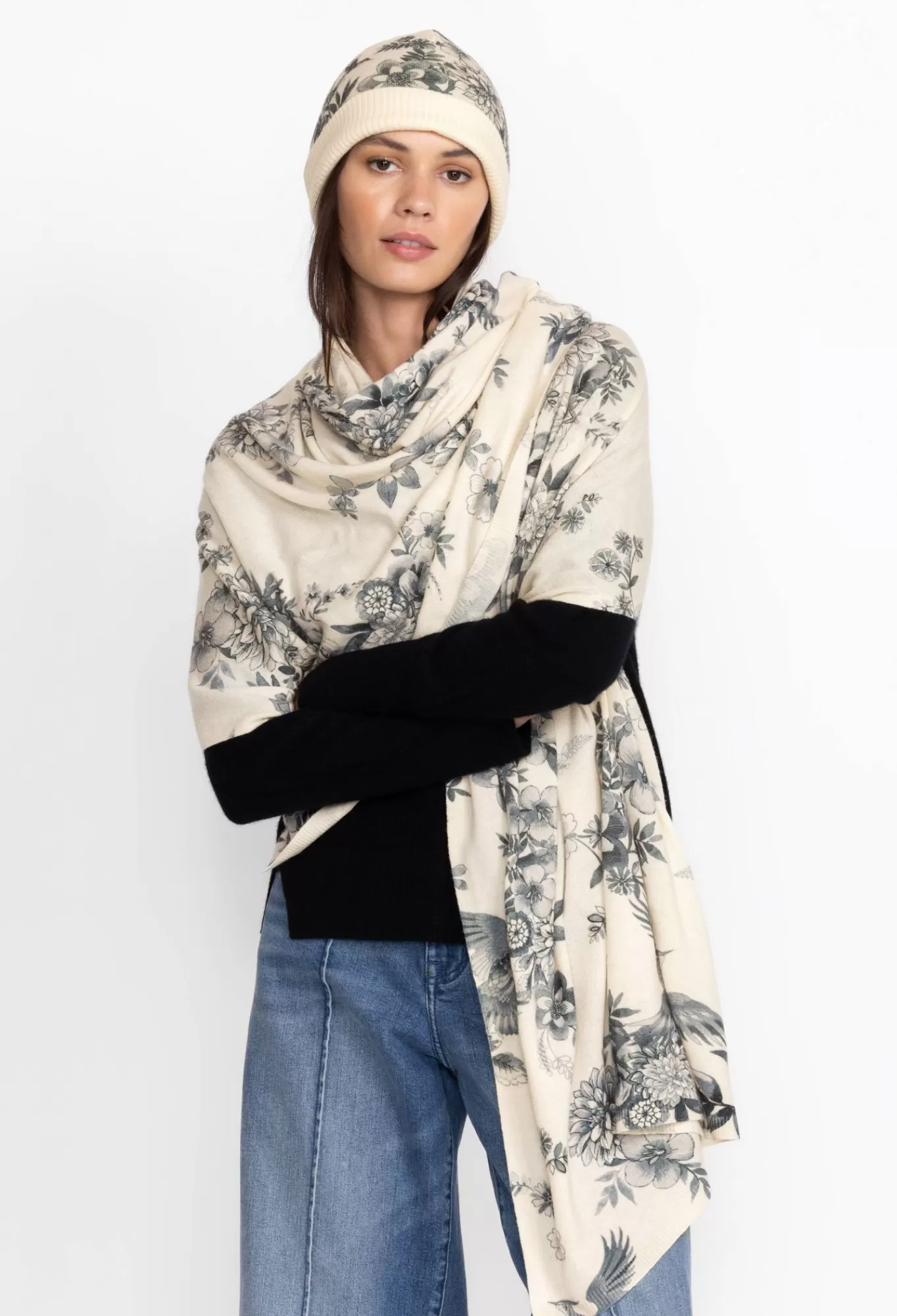 Fashion Anahi Printed Scarf Women Scarves