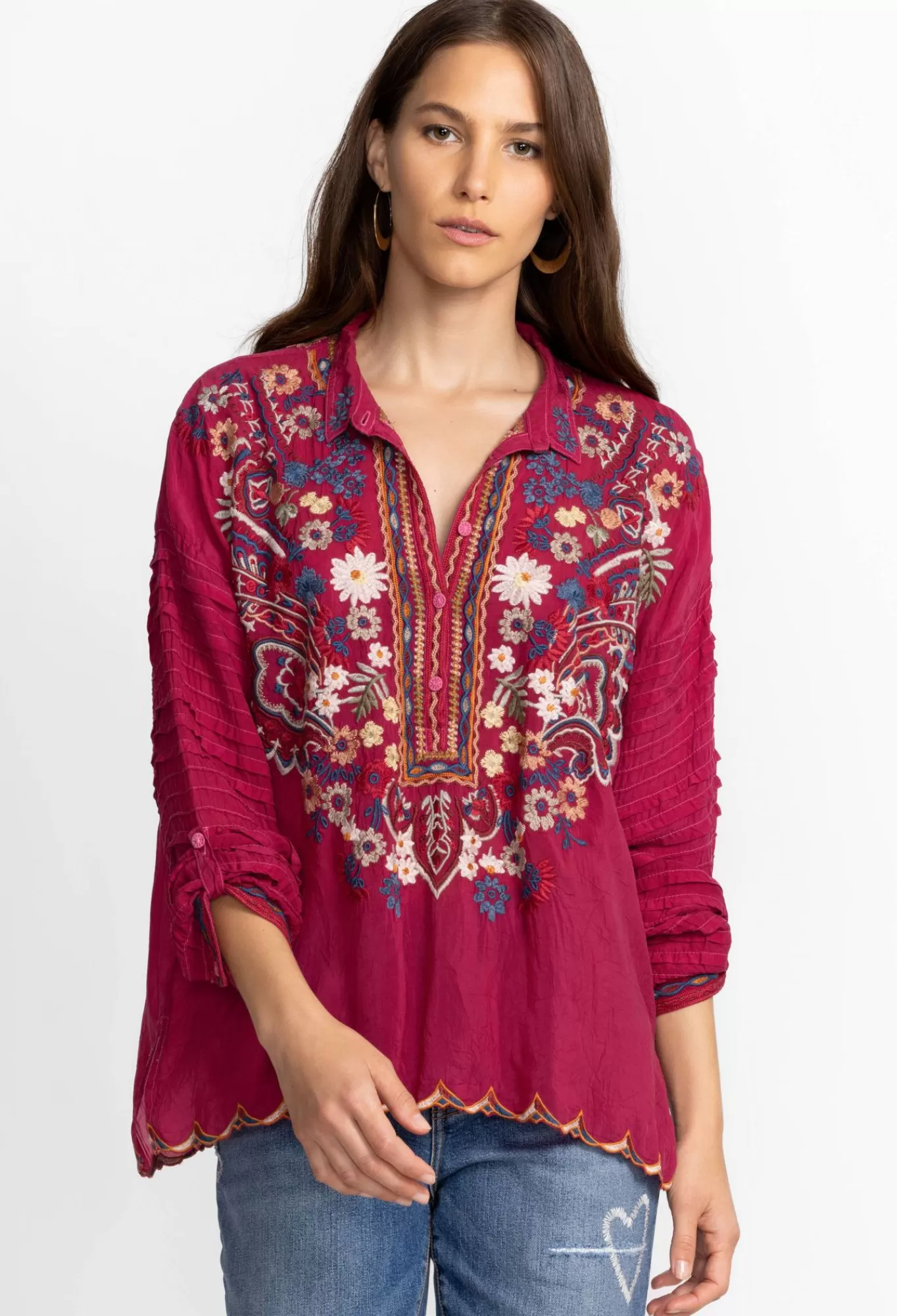 Online Aubrette Blouse Women Tops