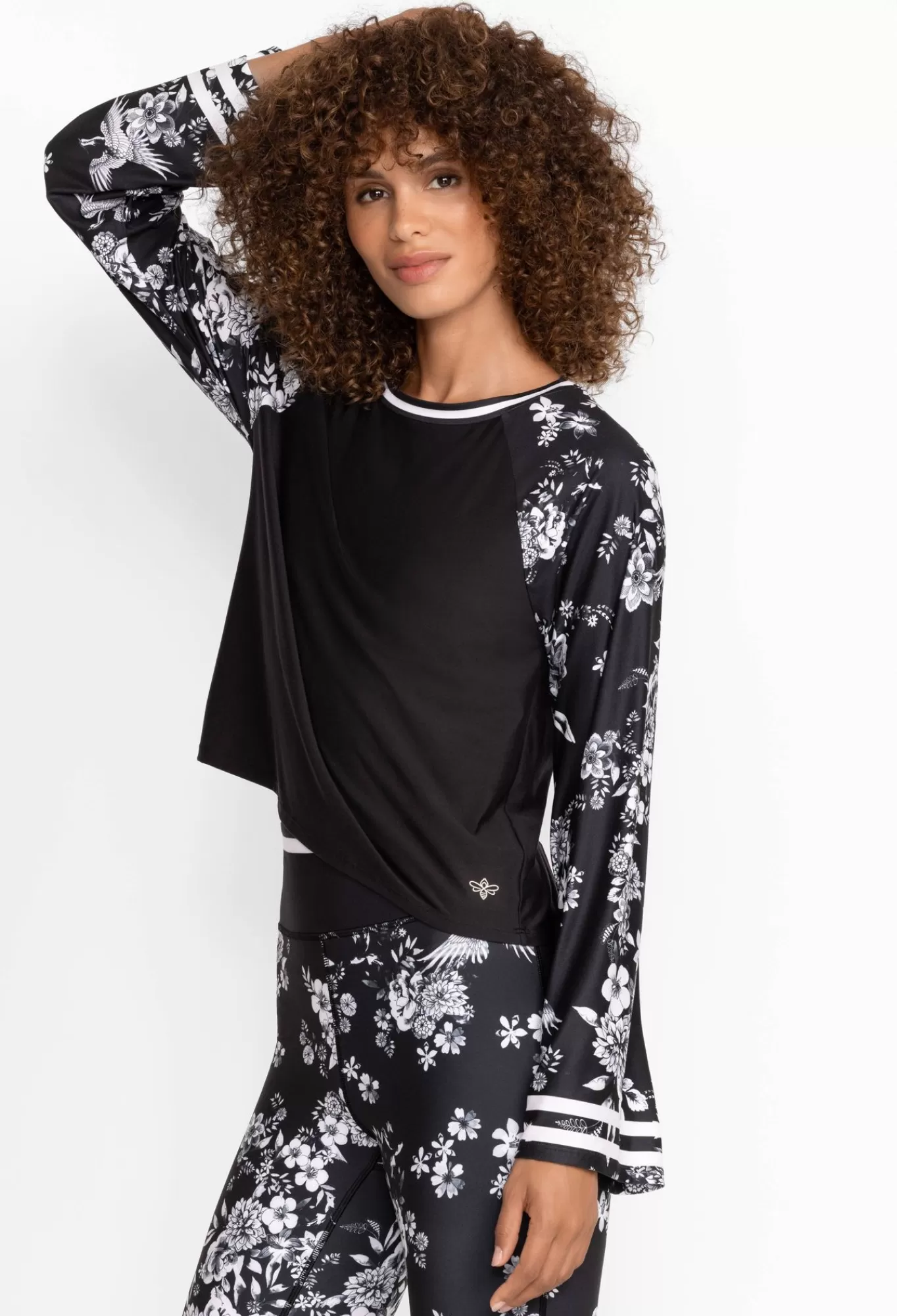 Store Bee Active Kimono Sleeve Swing Tee Women Active