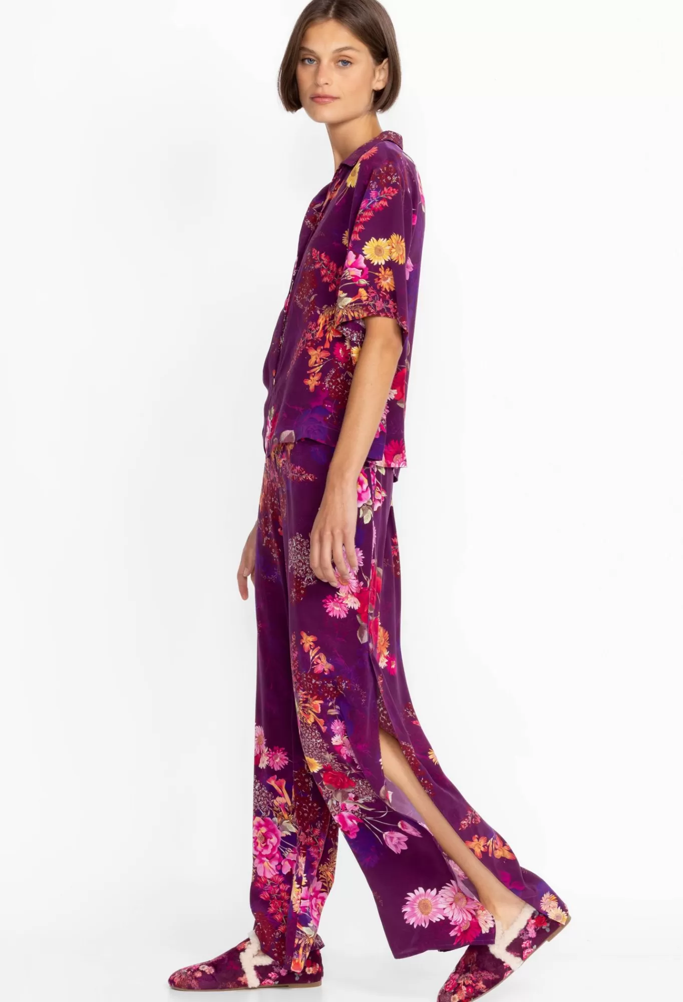 Flash Sale Brooklyn Long Set - Sweet Bouquet Women Sleepwear