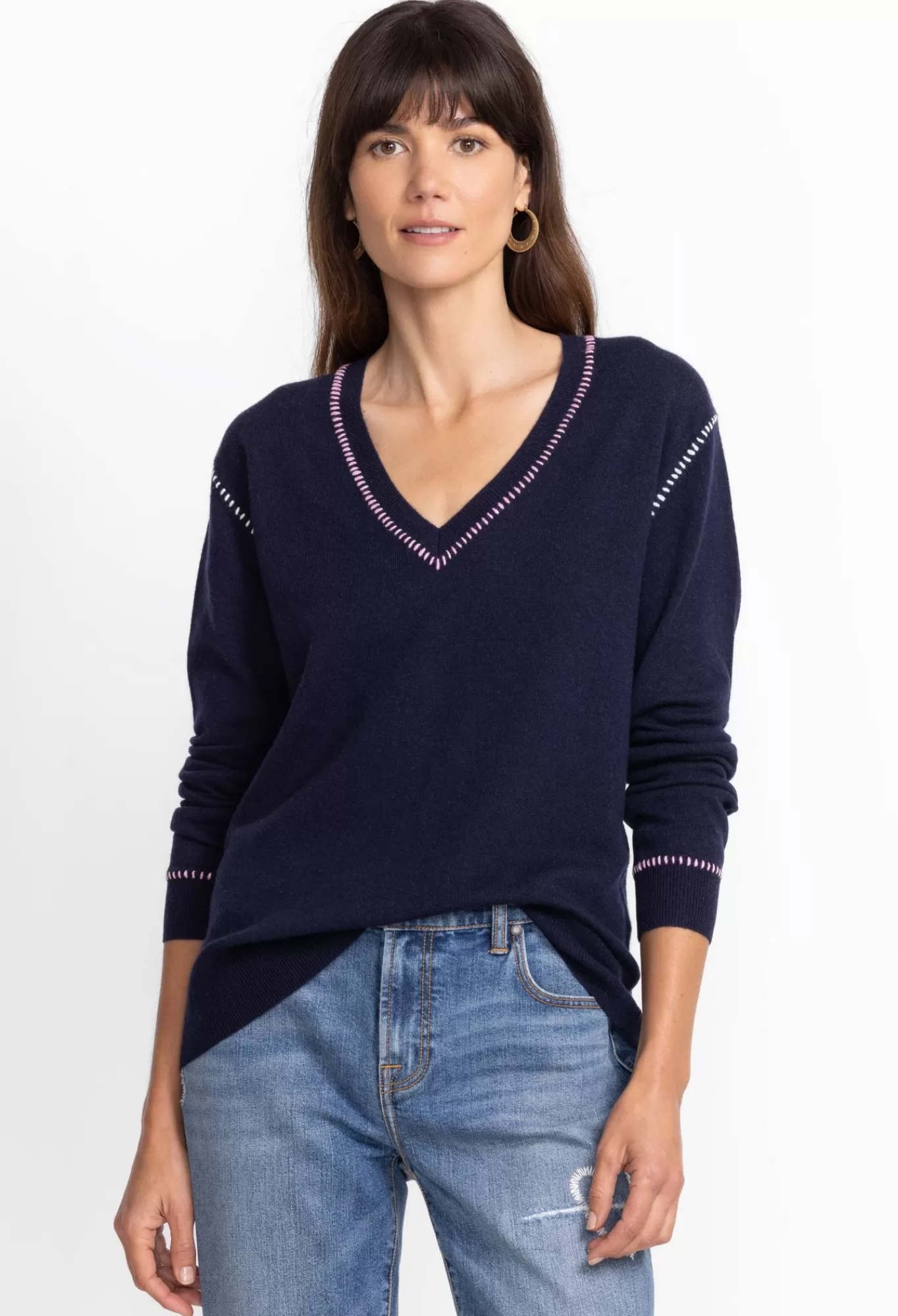 Online Carter V-Neck Pullover Women Tops