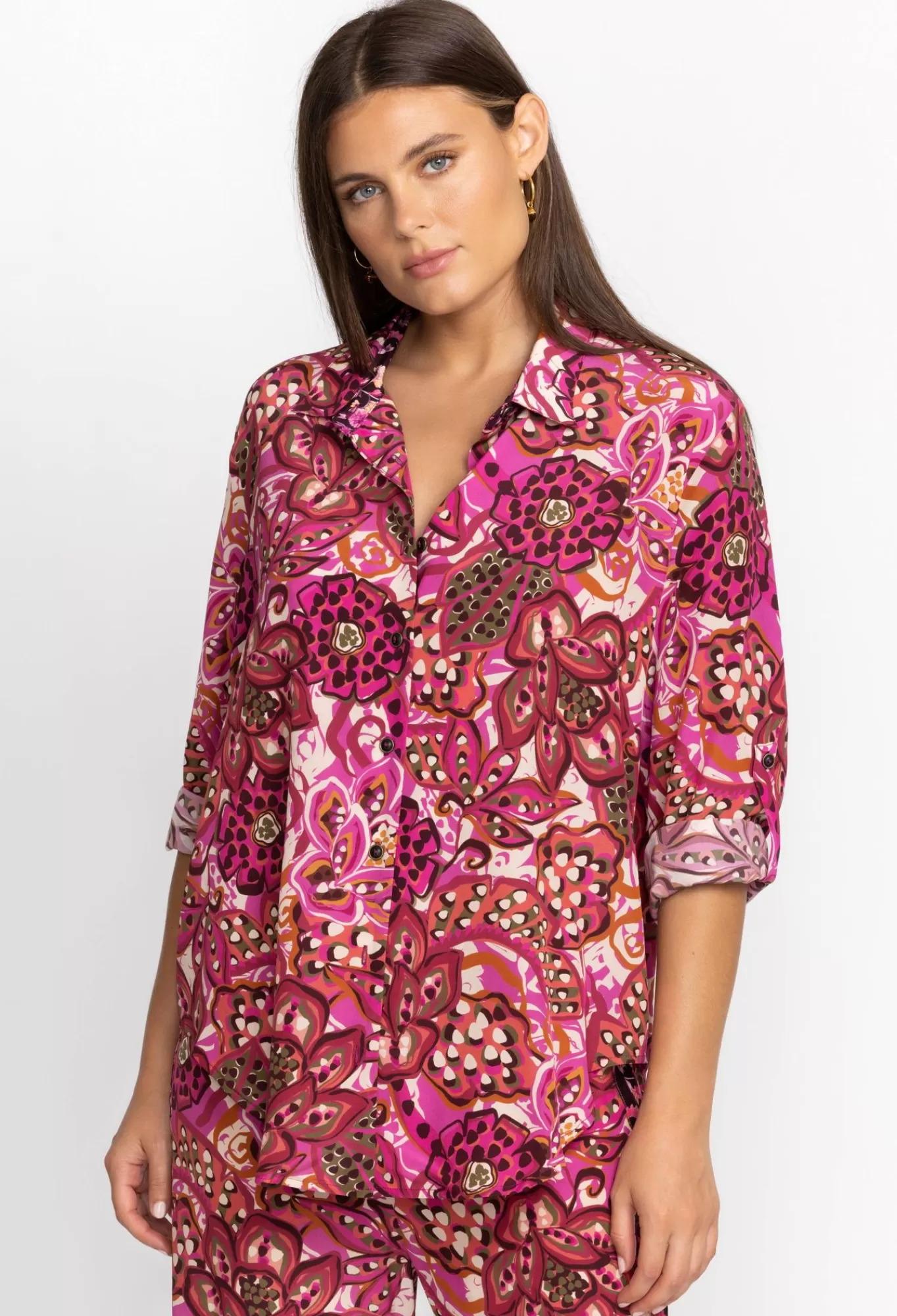 Fashion Dreams Of Vivanna Silk Shirt Women Tops