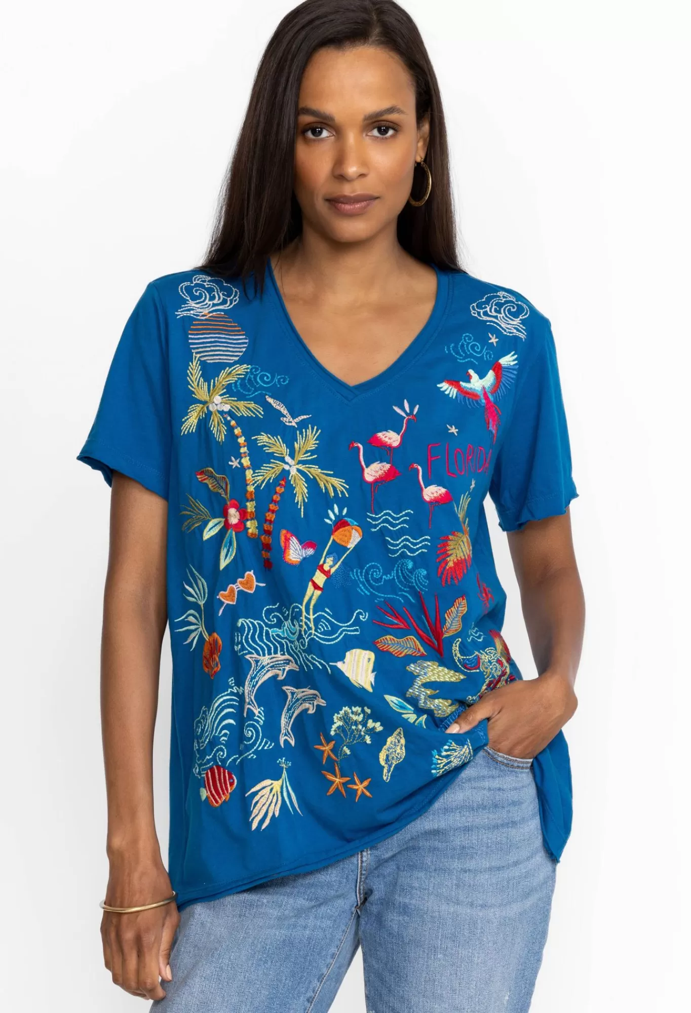 Cheap Florida Everyday Tee Women Tops