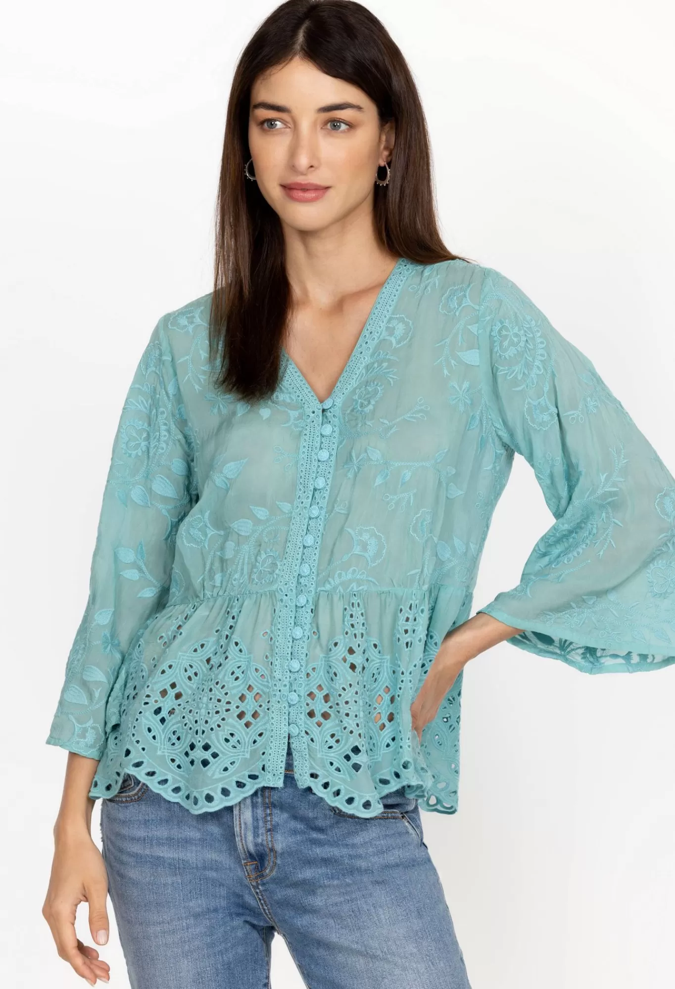 Fashion Ingrid Reveka Blouse Women Tops