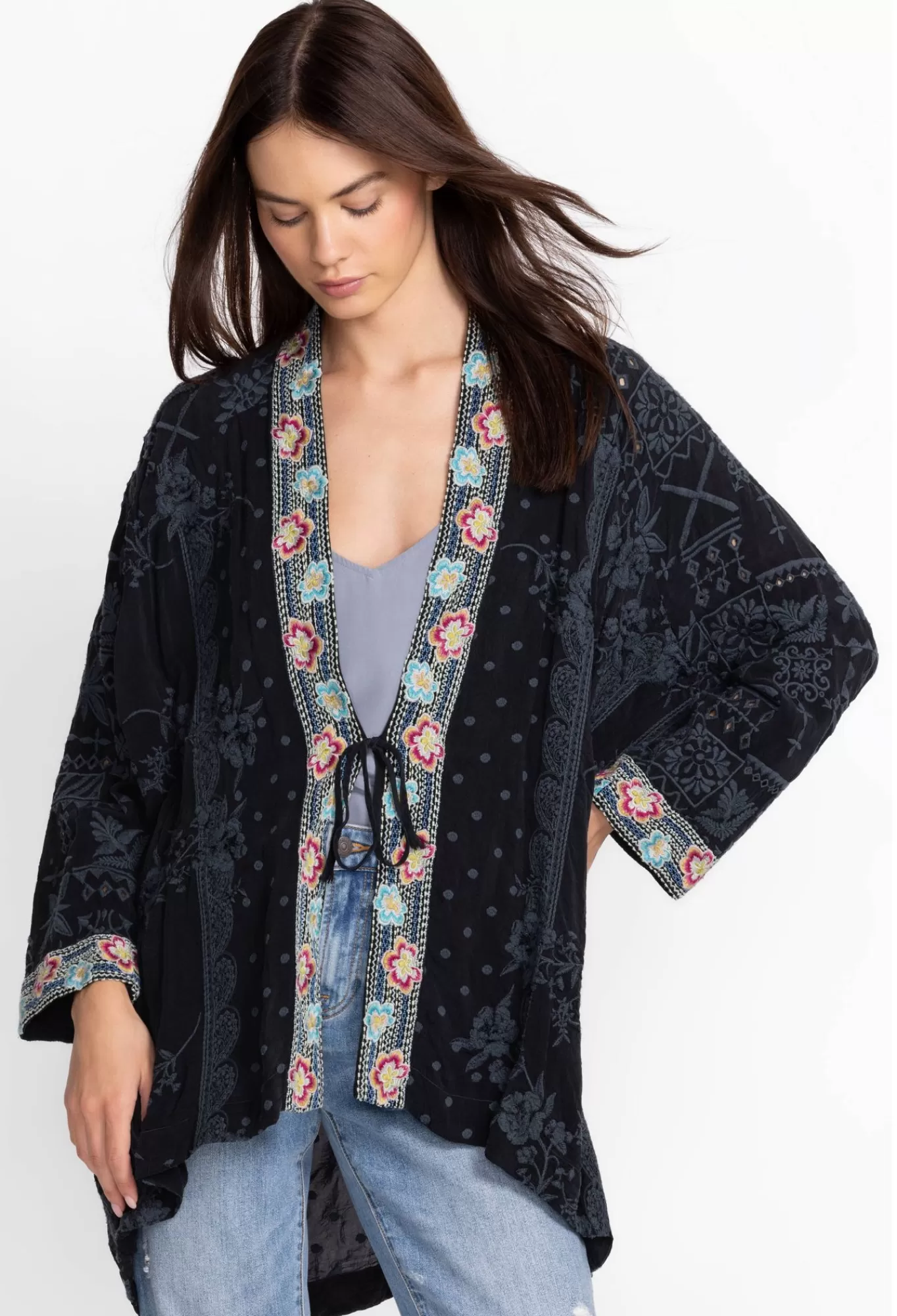 Fashion Lacy Shae Kimono Women Kimonos