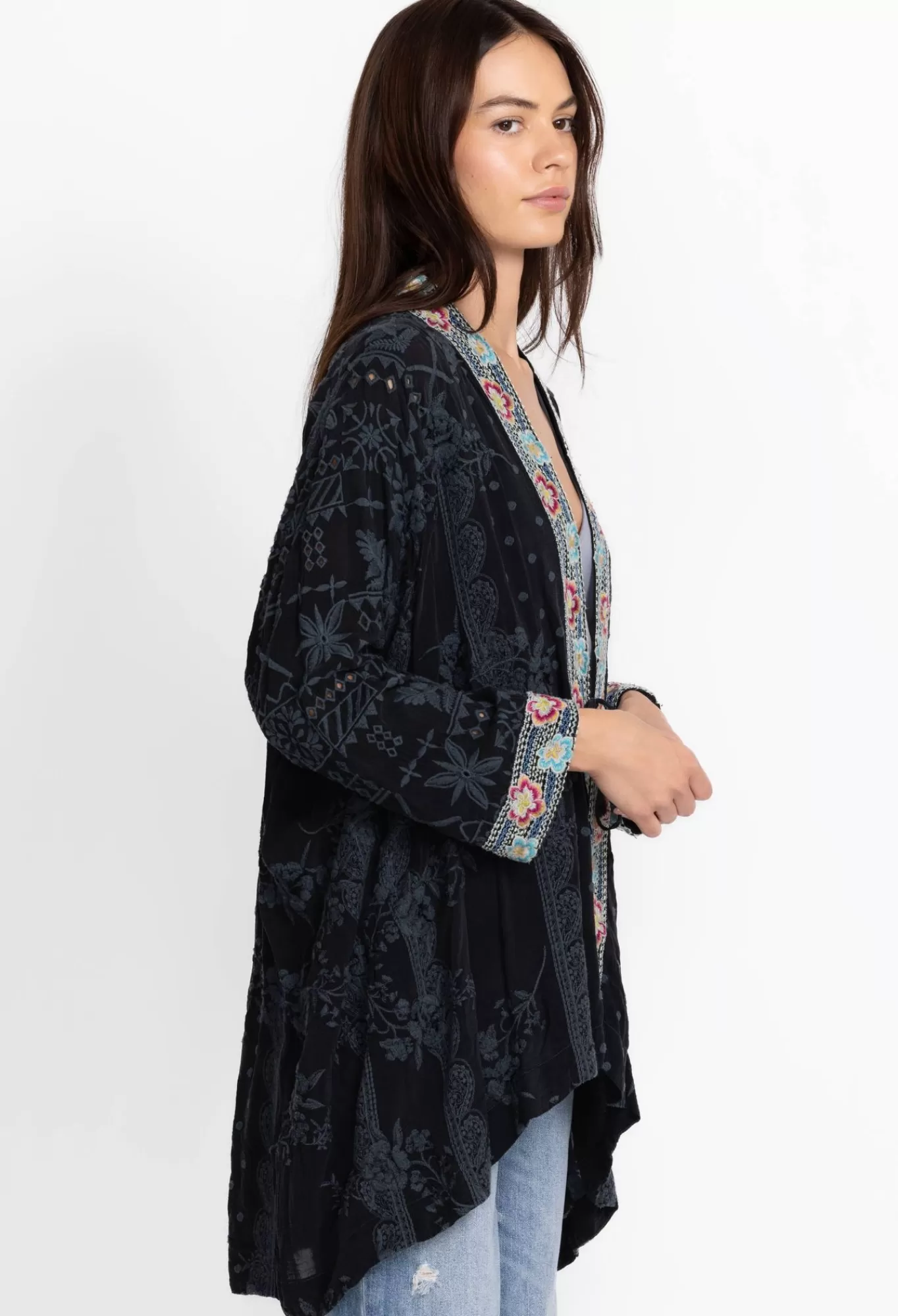 Fashion Lacy Shae Kimono Women Kimonos