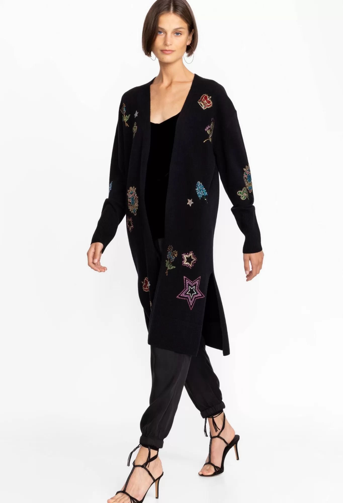 Clearance Ladie Rhinestone Cardigan Women Outerwear