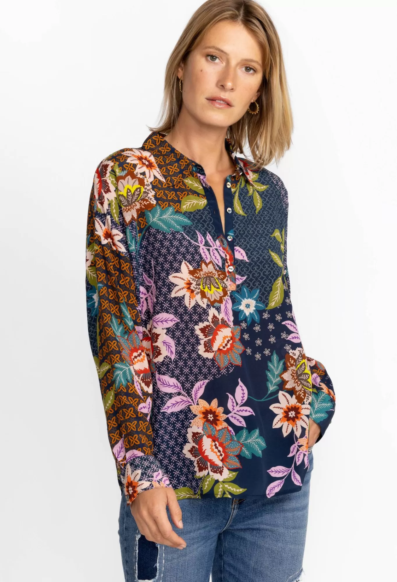 Shop Lotus Blouse Women Tops