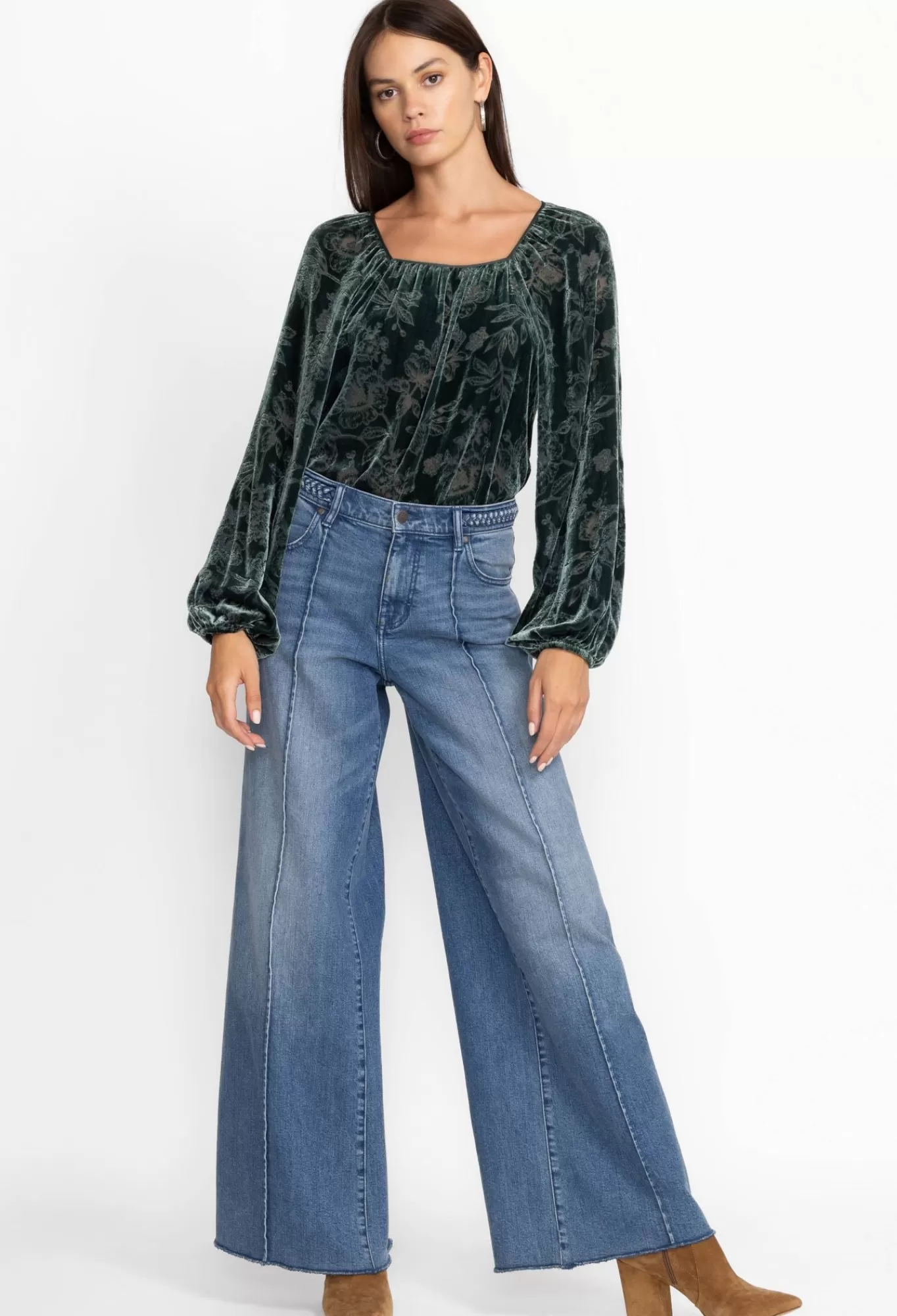 Hot Maldives Wide Leg Jean Women Bottoms