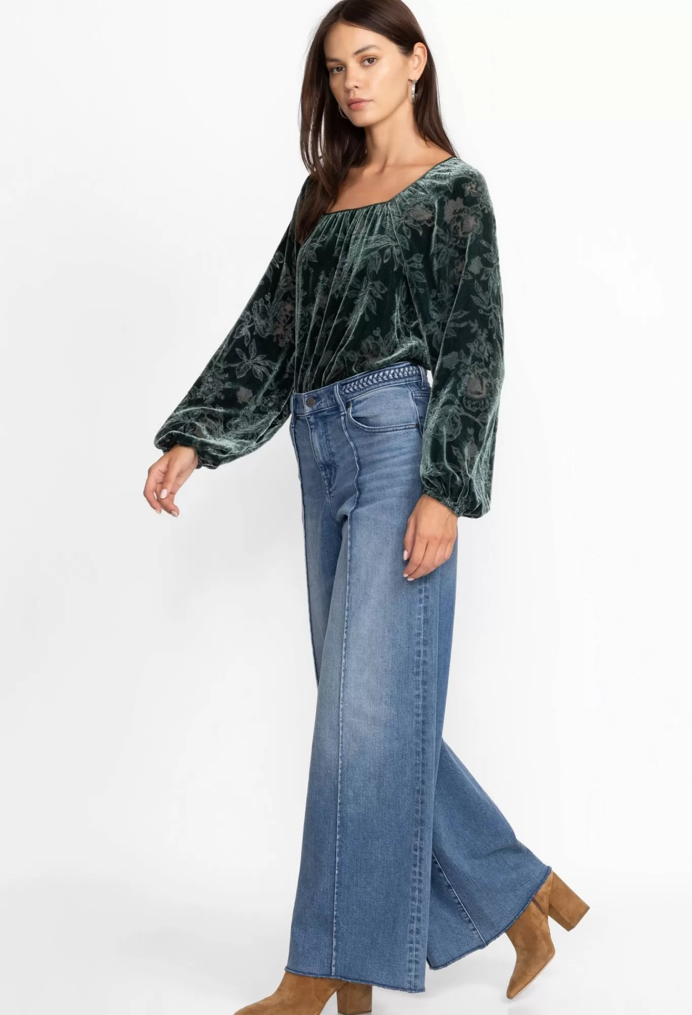 Hot Maldives Wide Leg Jean Women Bottoms