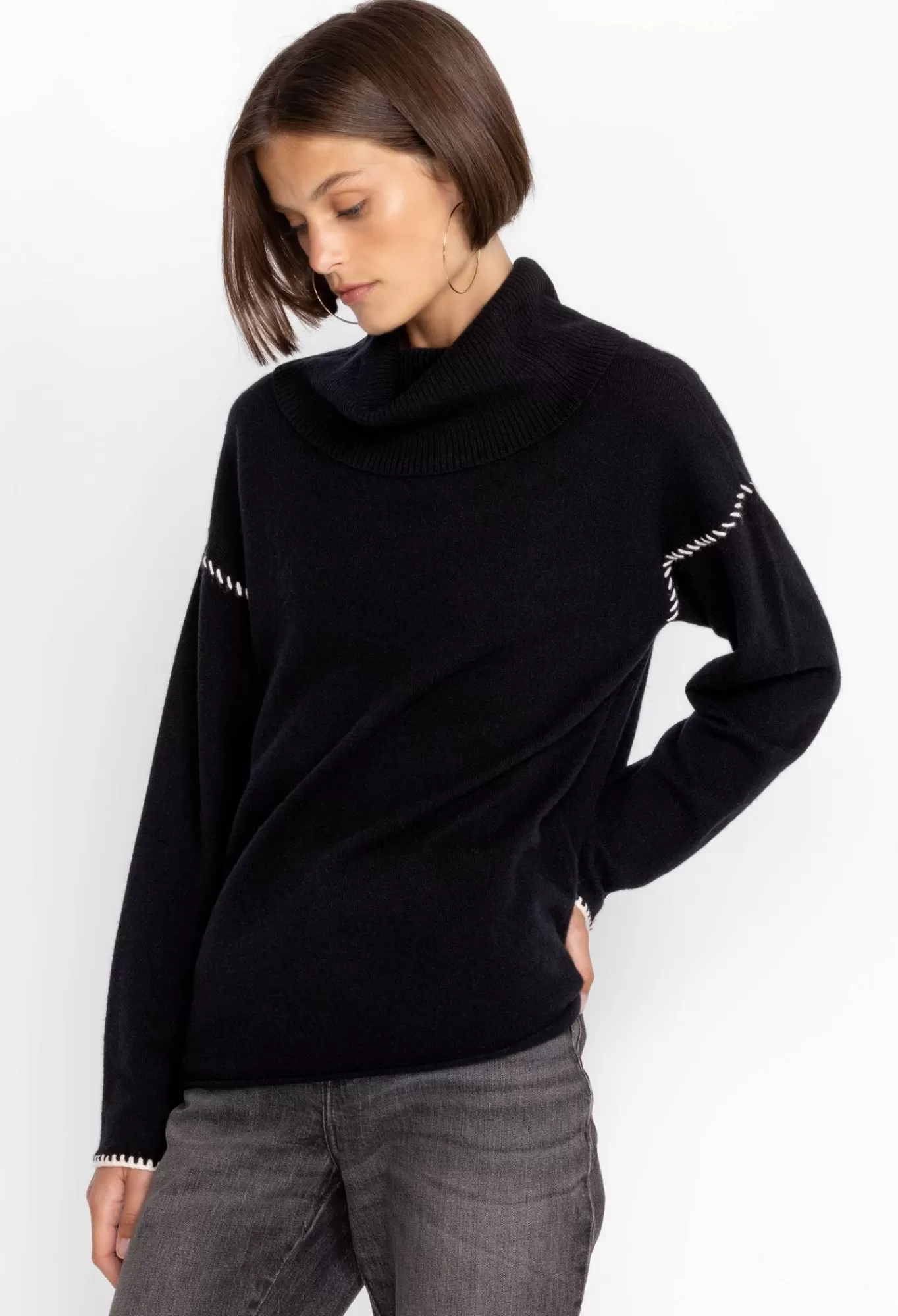 Hot Rhode Cowl Neck Sweater Women Outerwear