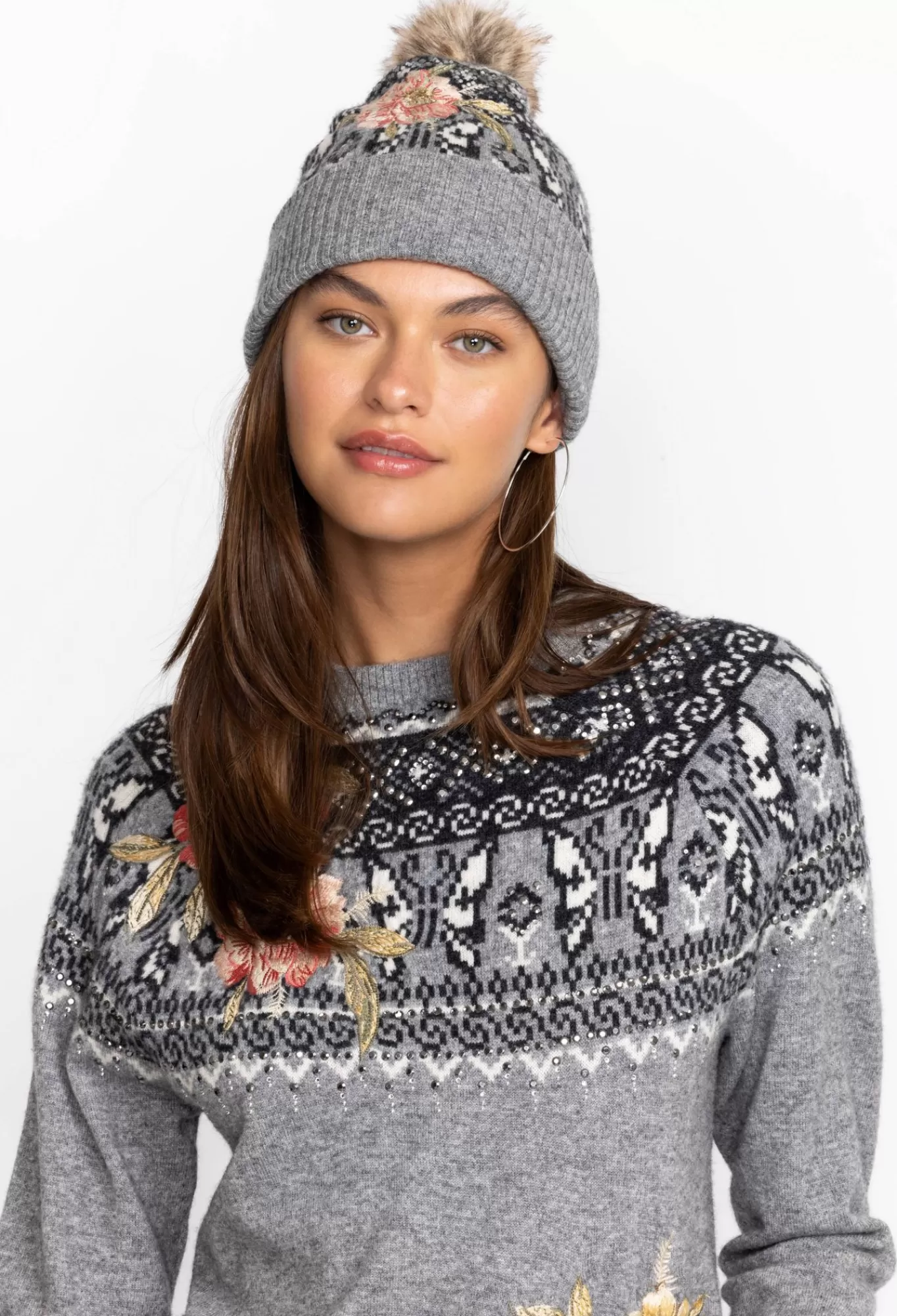 Discount Sammy Fairisle Beanie Women Fashion Accessories