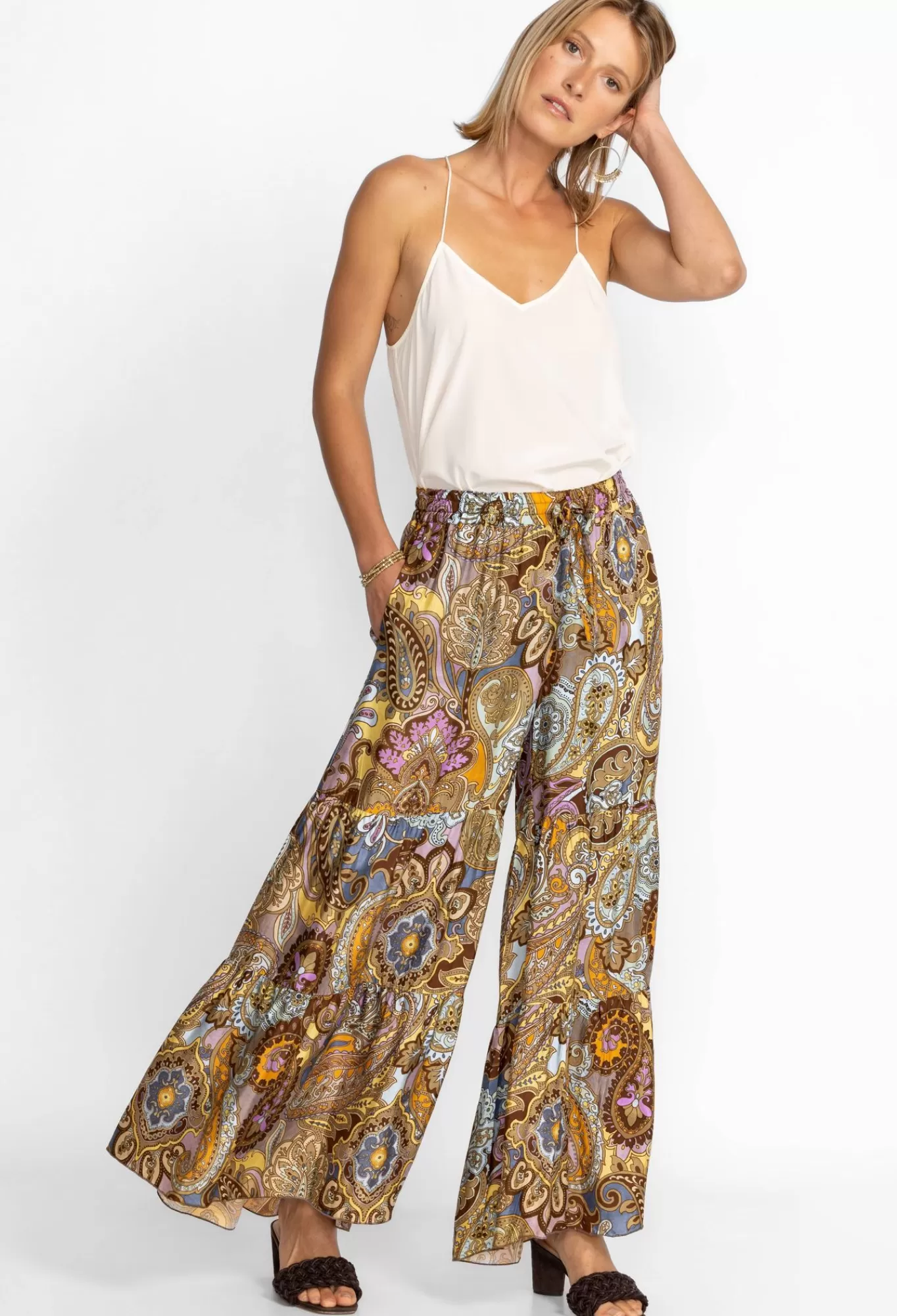 Fashion Sandalwood Viola Pant Women Bottoms