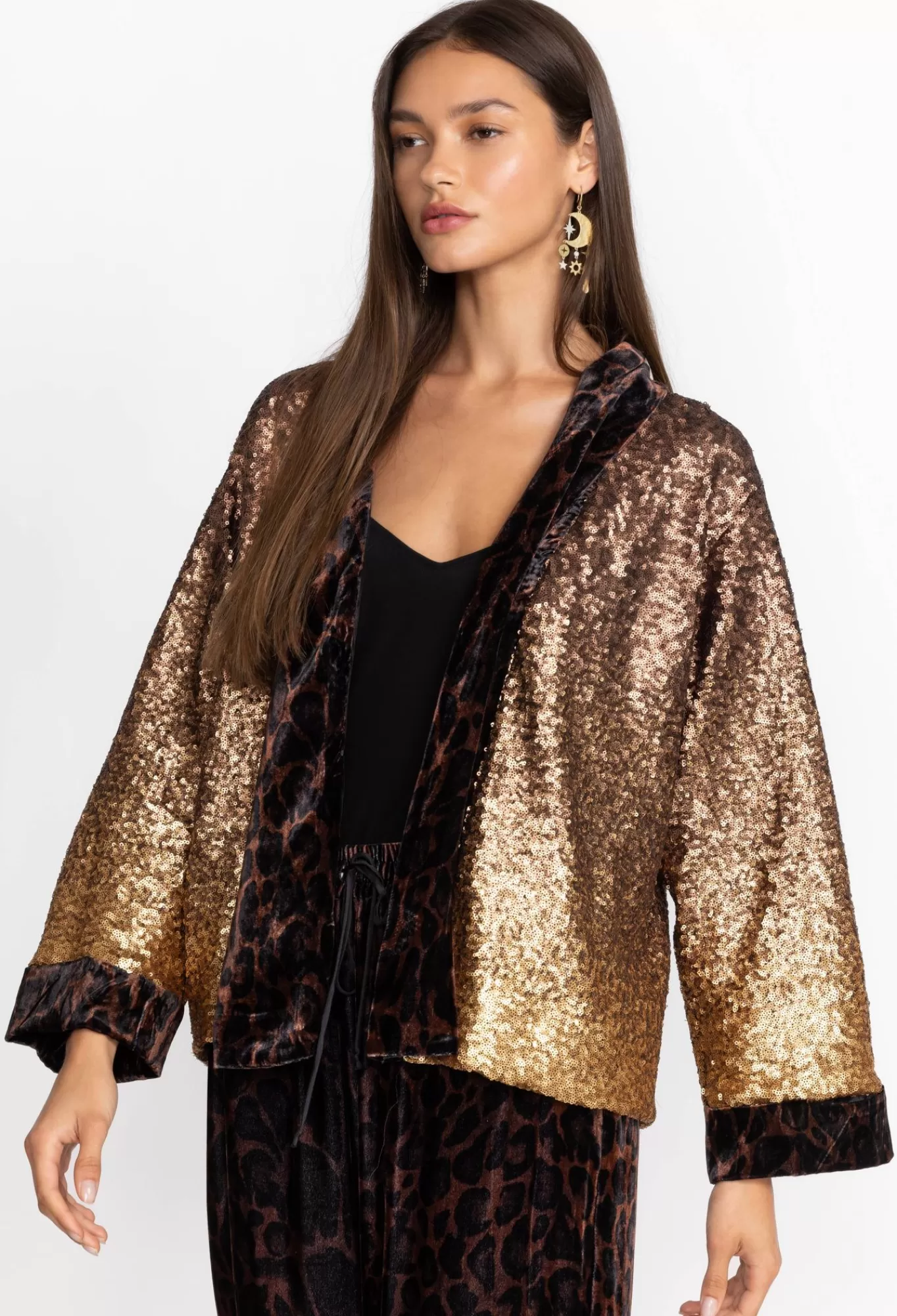 Discount Sequin Plaza Kimono Women Kimonos