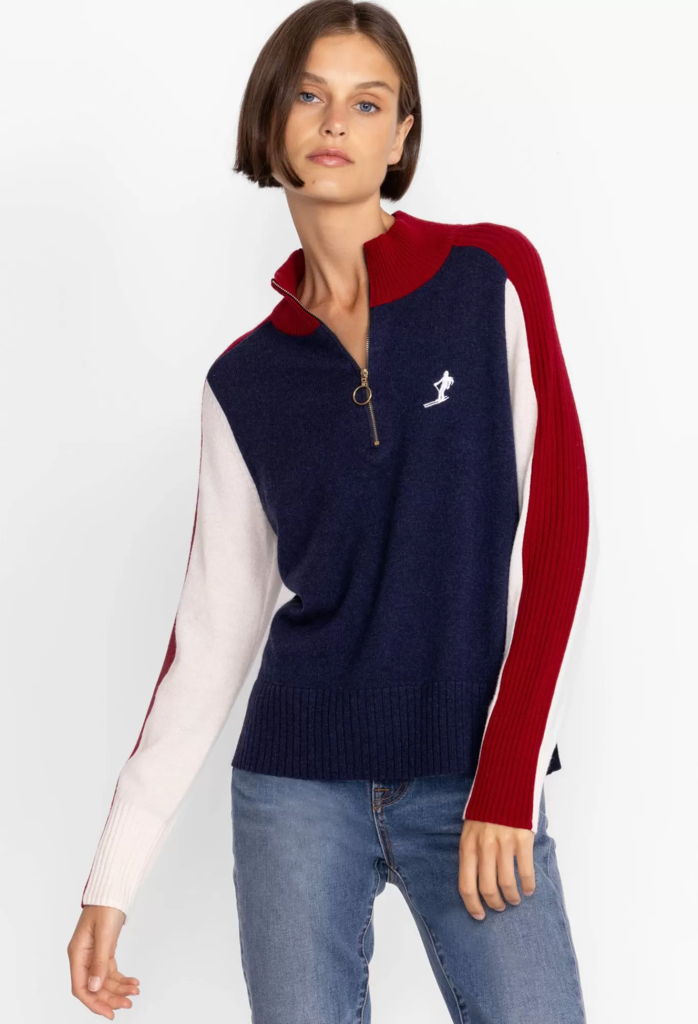 Clearance Ski Quarter Zip Pullover Women Outerwear