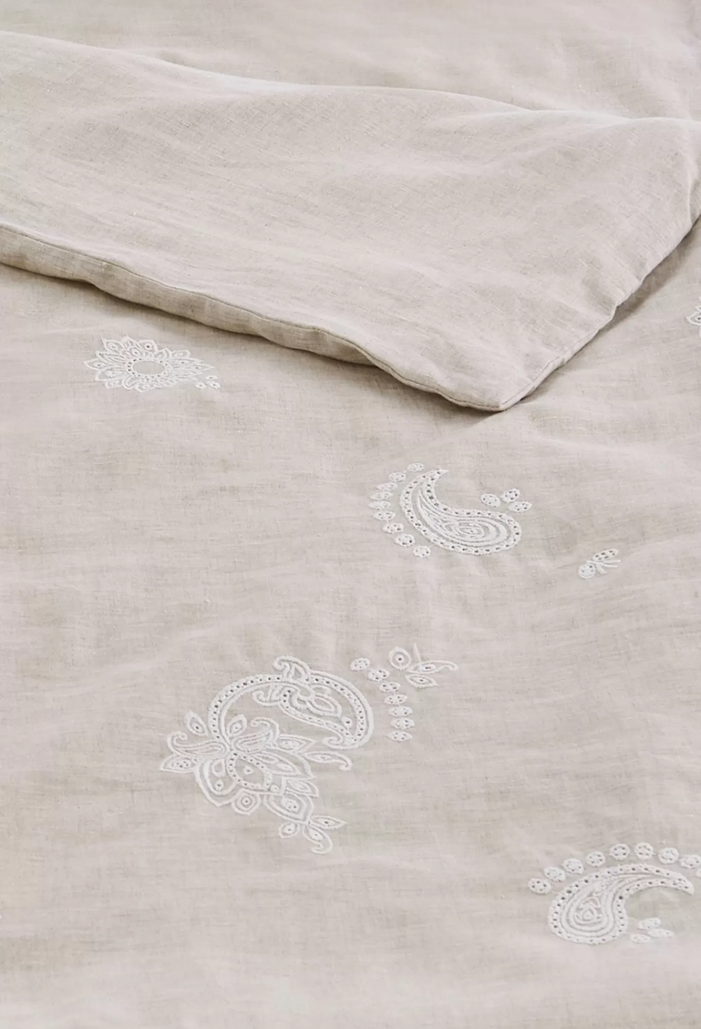 Online Skyler Eyelet Queen Linen Duvet Women Bedding