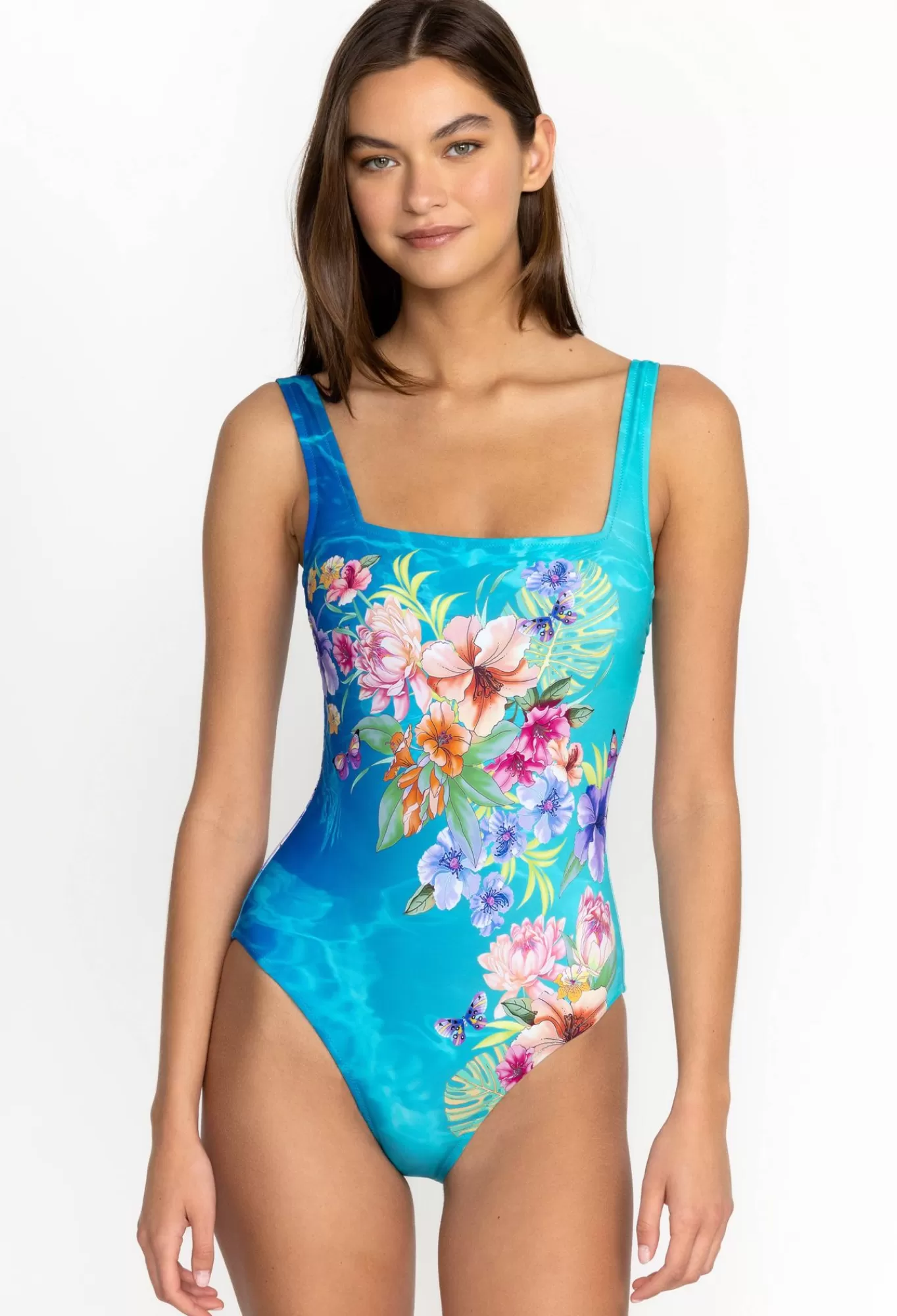 Outlet Square Neck One Piece Women Swim & Resort