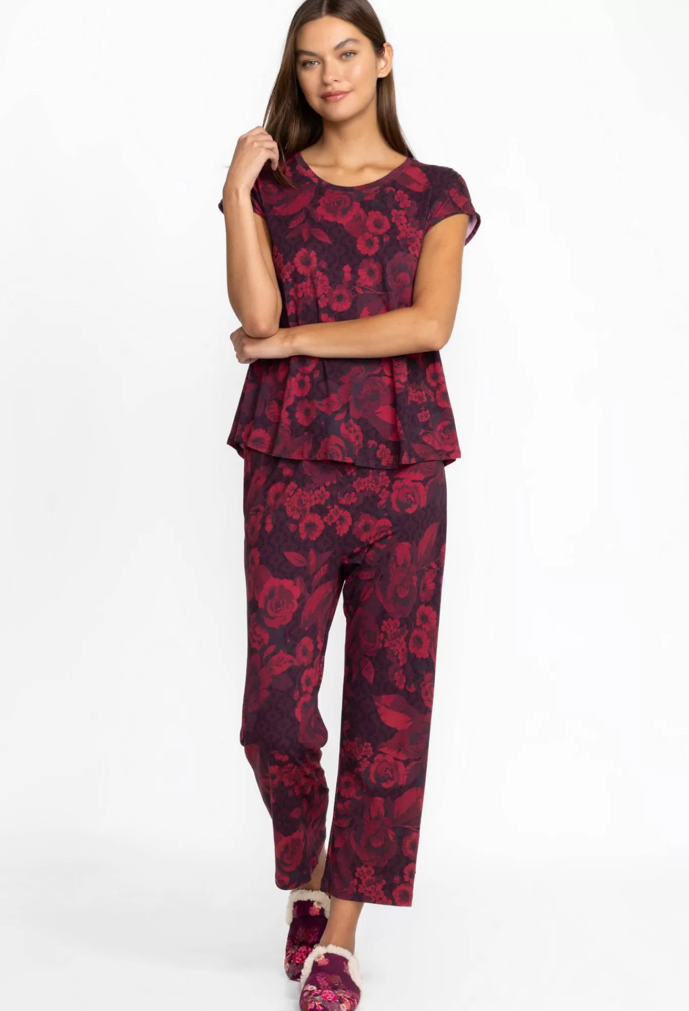 Hot The Bobbie Crop Set Women Sleepwear