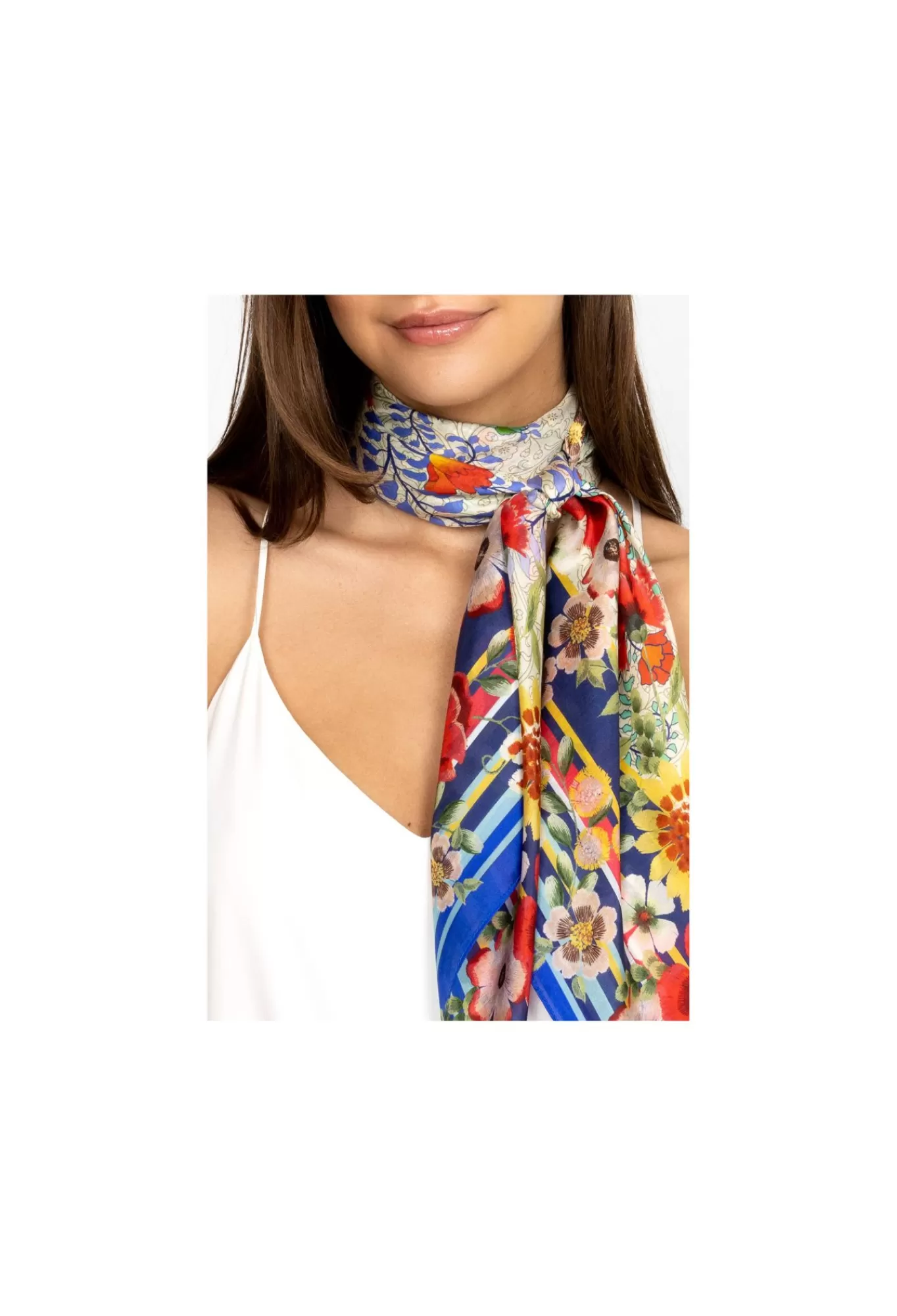 Online Wild Flower Scarf Women Scarves