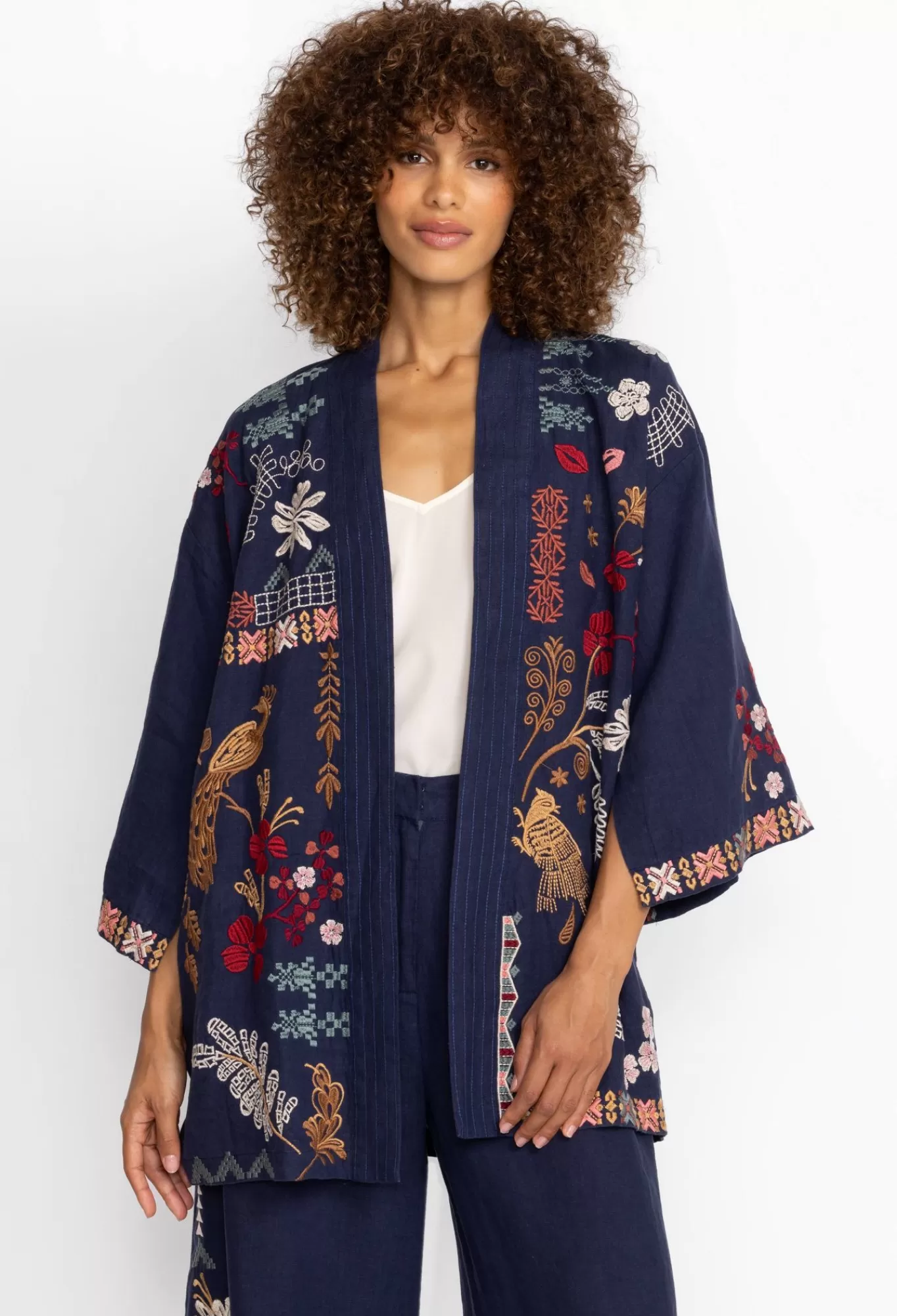 Cheap Zuzu Linen Kimono Women Kimonos