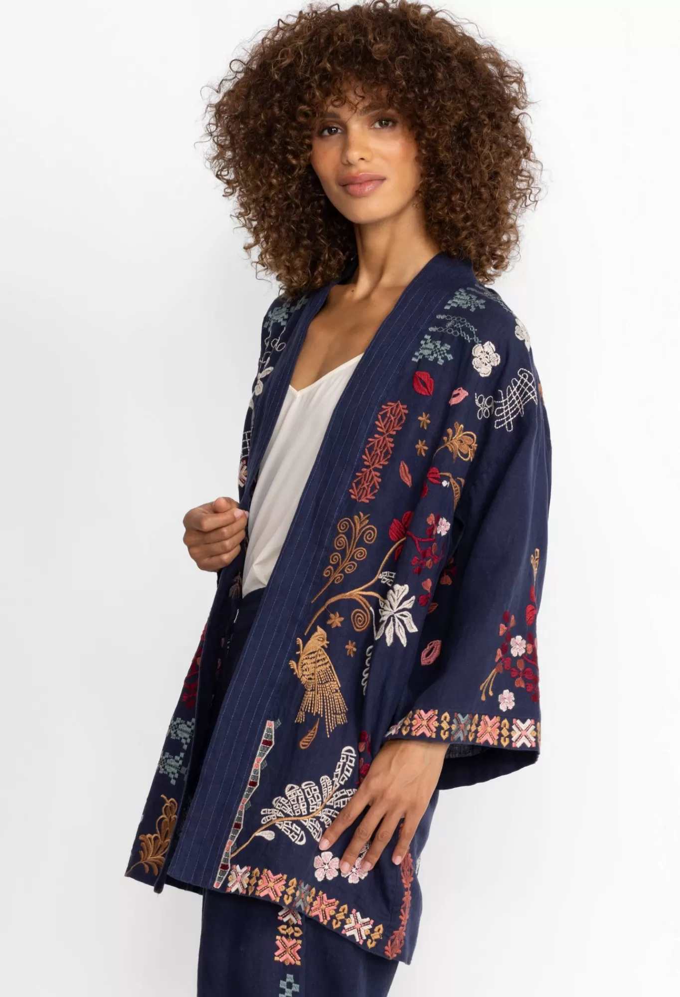 Cheap Zuzu Linen Kimono Women Kimonos